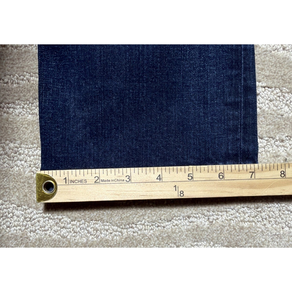 True Religion World Tour 32x32 Ultra Indigo Slim Flap Big T Mens Jeans Excellent