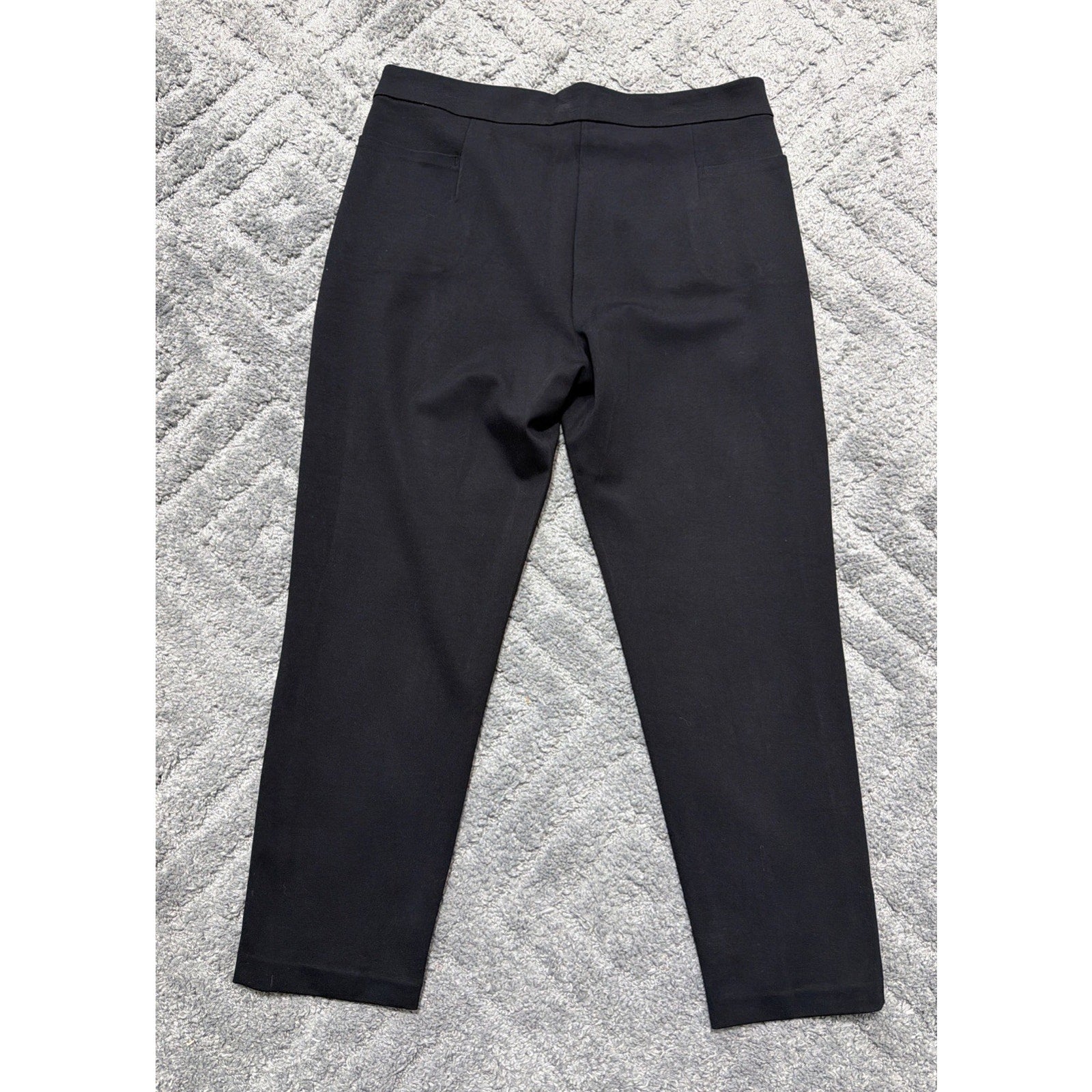 New Women's Calvin Klein Modern Essentials Black Dress Pants Pockets 16