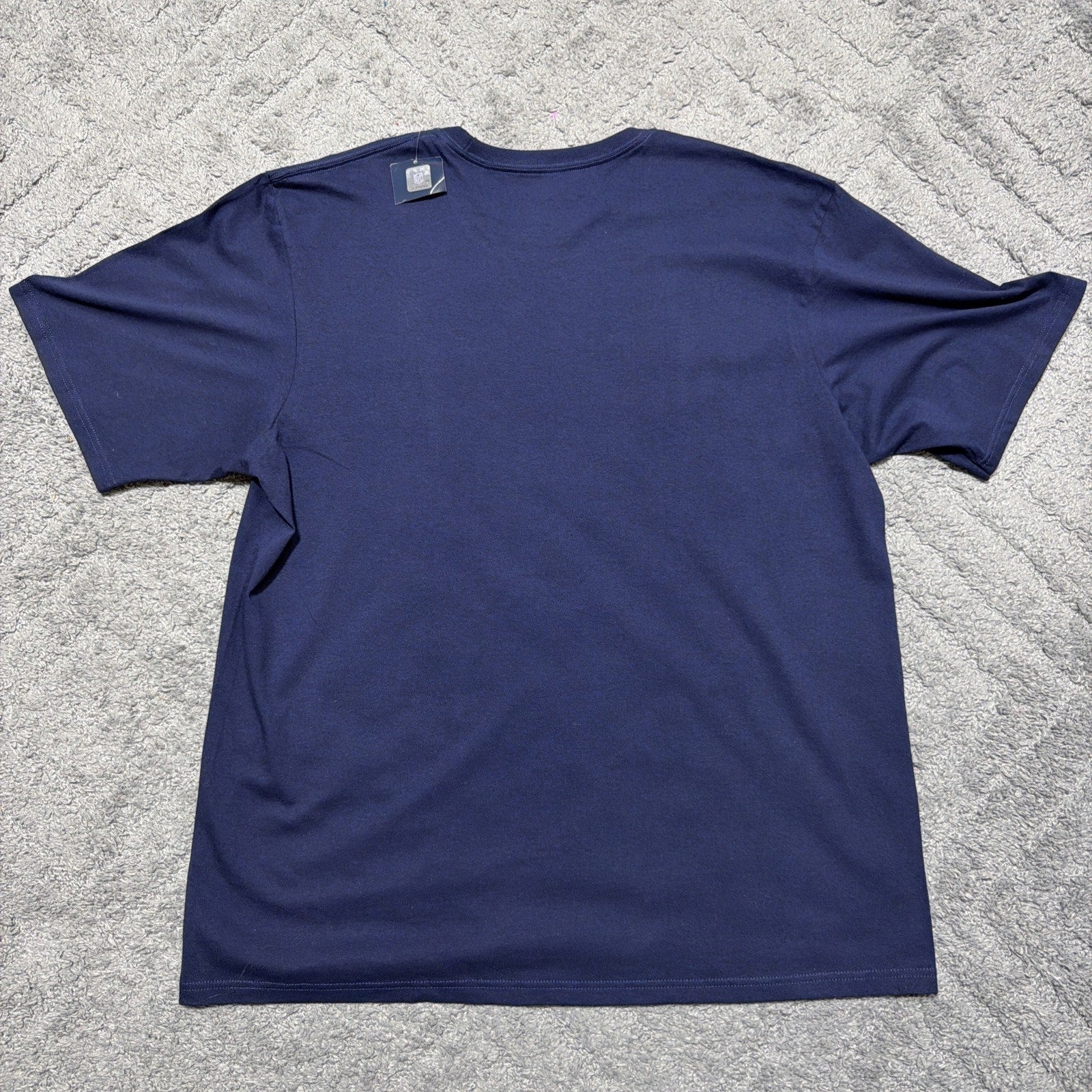 Dallas Cowboys Authentic T Shirt Mens 2XL Navy Blue Star Logo NFL Cotton NWT