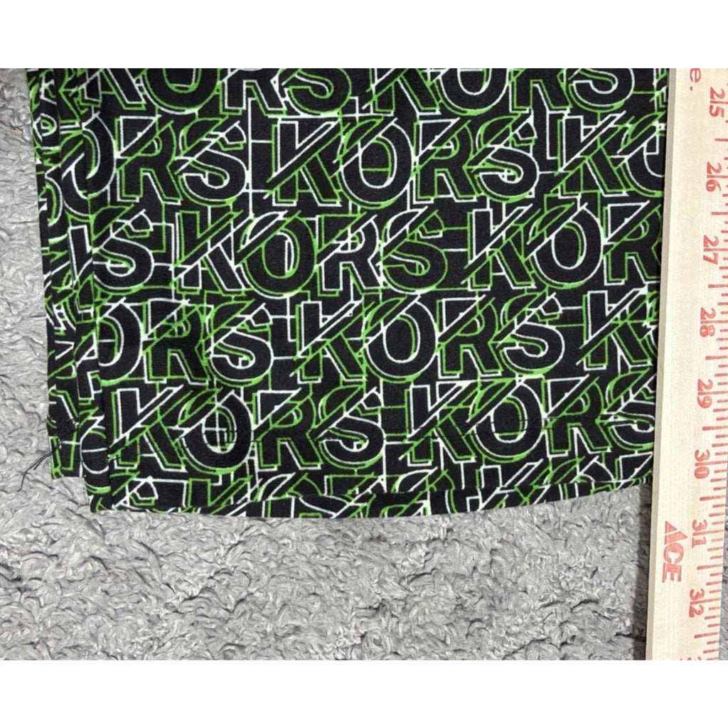 MICHAEL KORS All Over Print Black Green Loungewear Sleep Pants Men's M NWT
