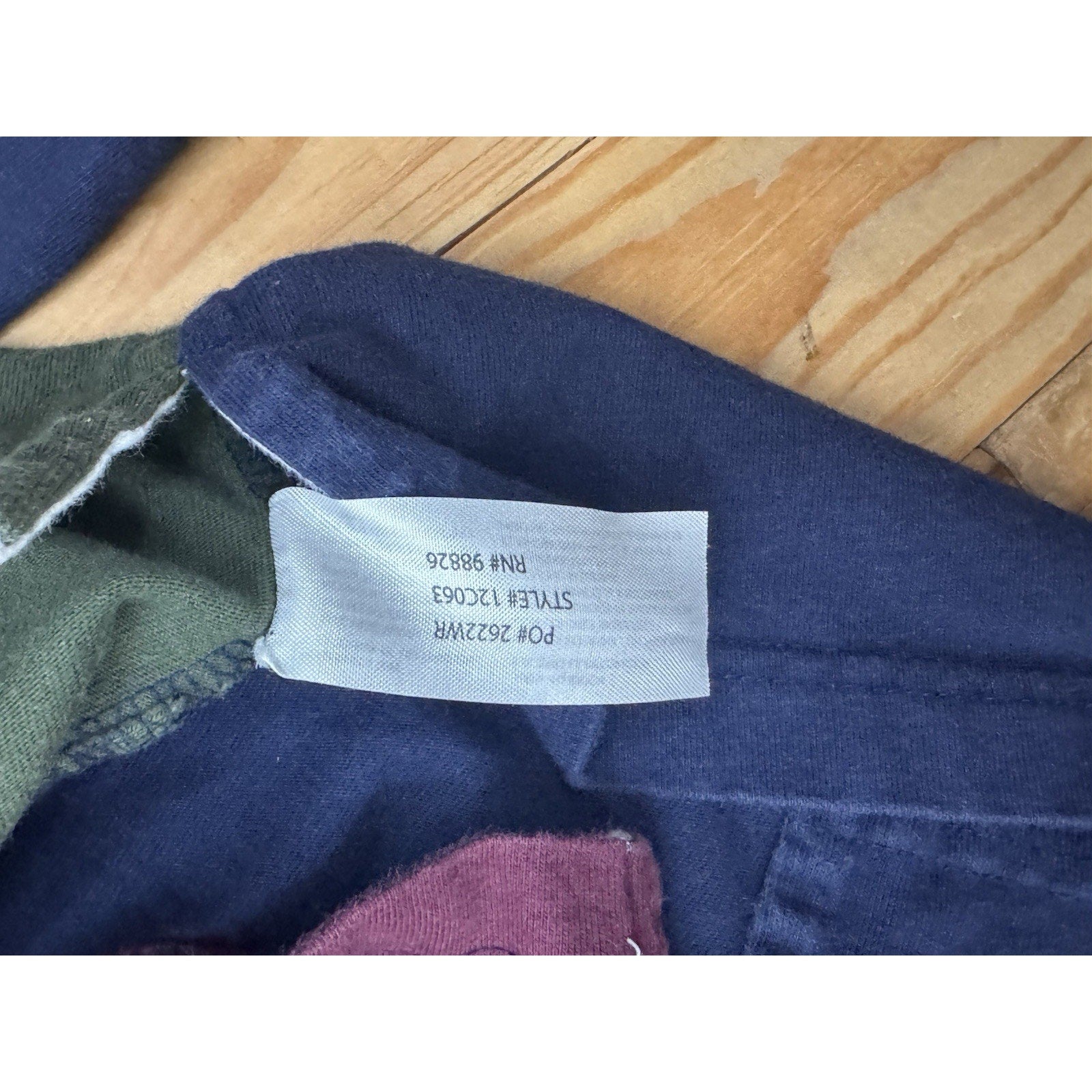 Polo Ralph Lauren Polo Boys XXL 18 Multicolor Blue Colorblock Long Sleeve Pony