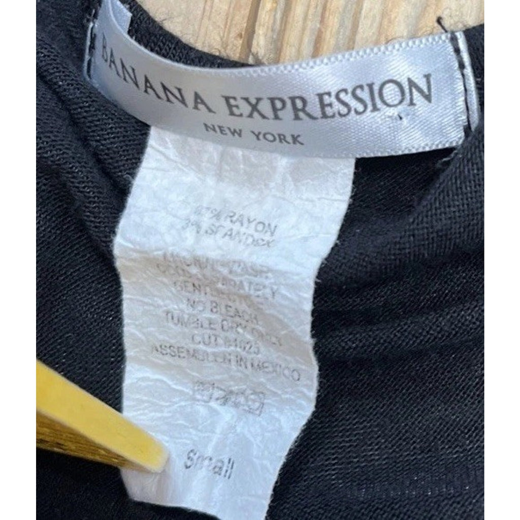 Banana Expression NY womens black Las Vegas Nevada Tank top size S