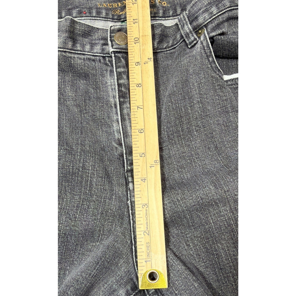 Denim Jeans Ralph LaurenStraight Curvy Pants Black Women’s 14W 34x29.5