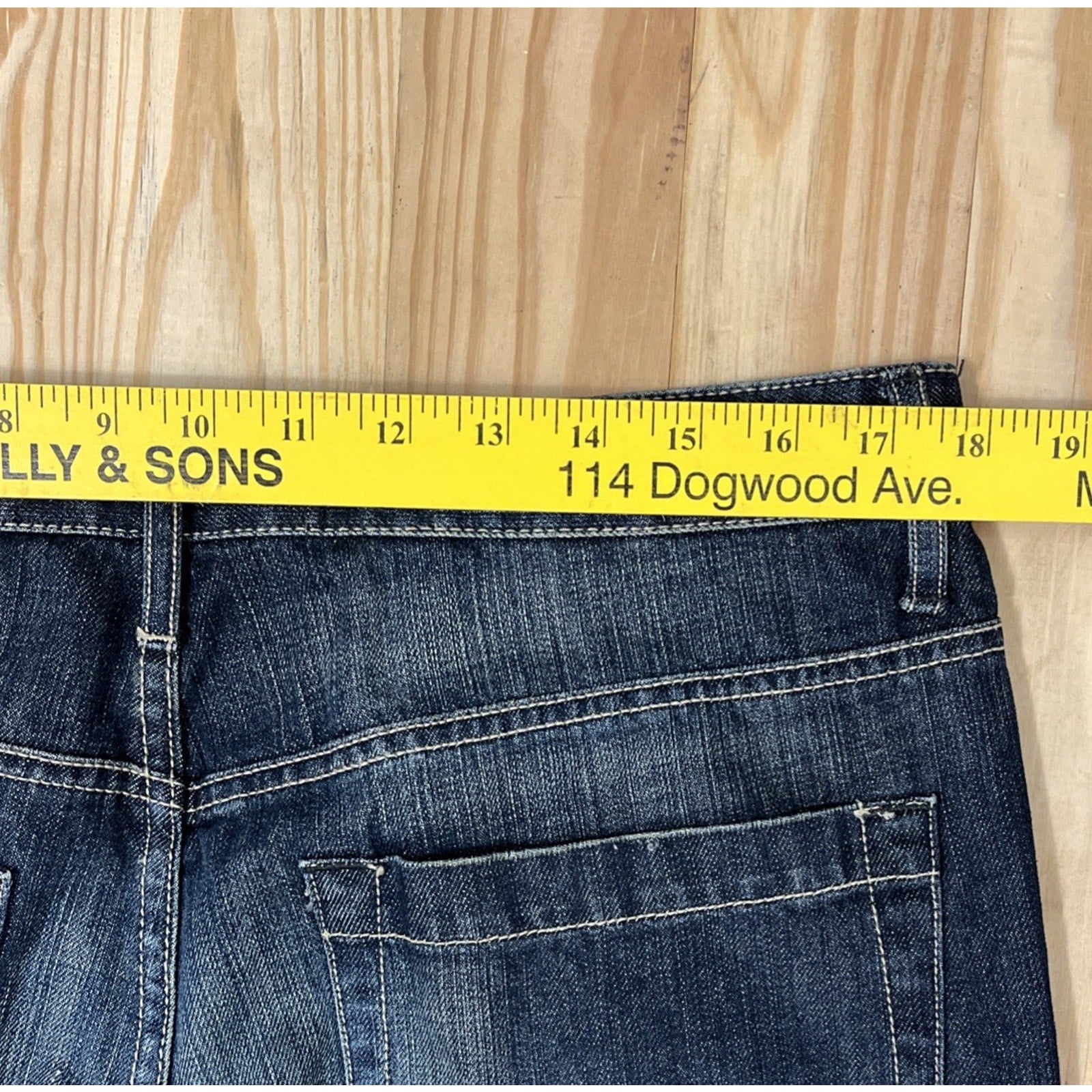 NWT J. Ferrar JF Mens 36x32 Modern Fit Slim Straight Blue Medium Wash Jeans