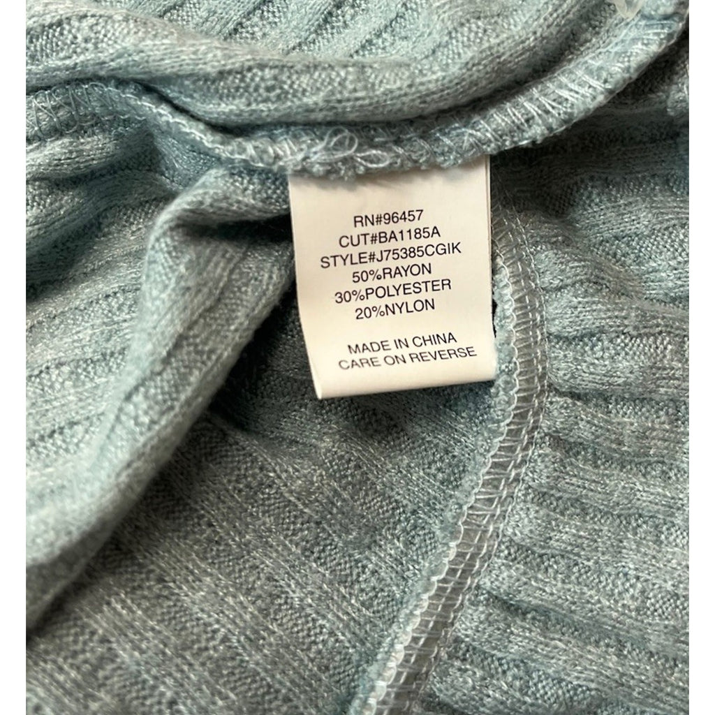 Eyeshadow Large women's ribbed knit long sleeve w/side cutout pattern new NWT