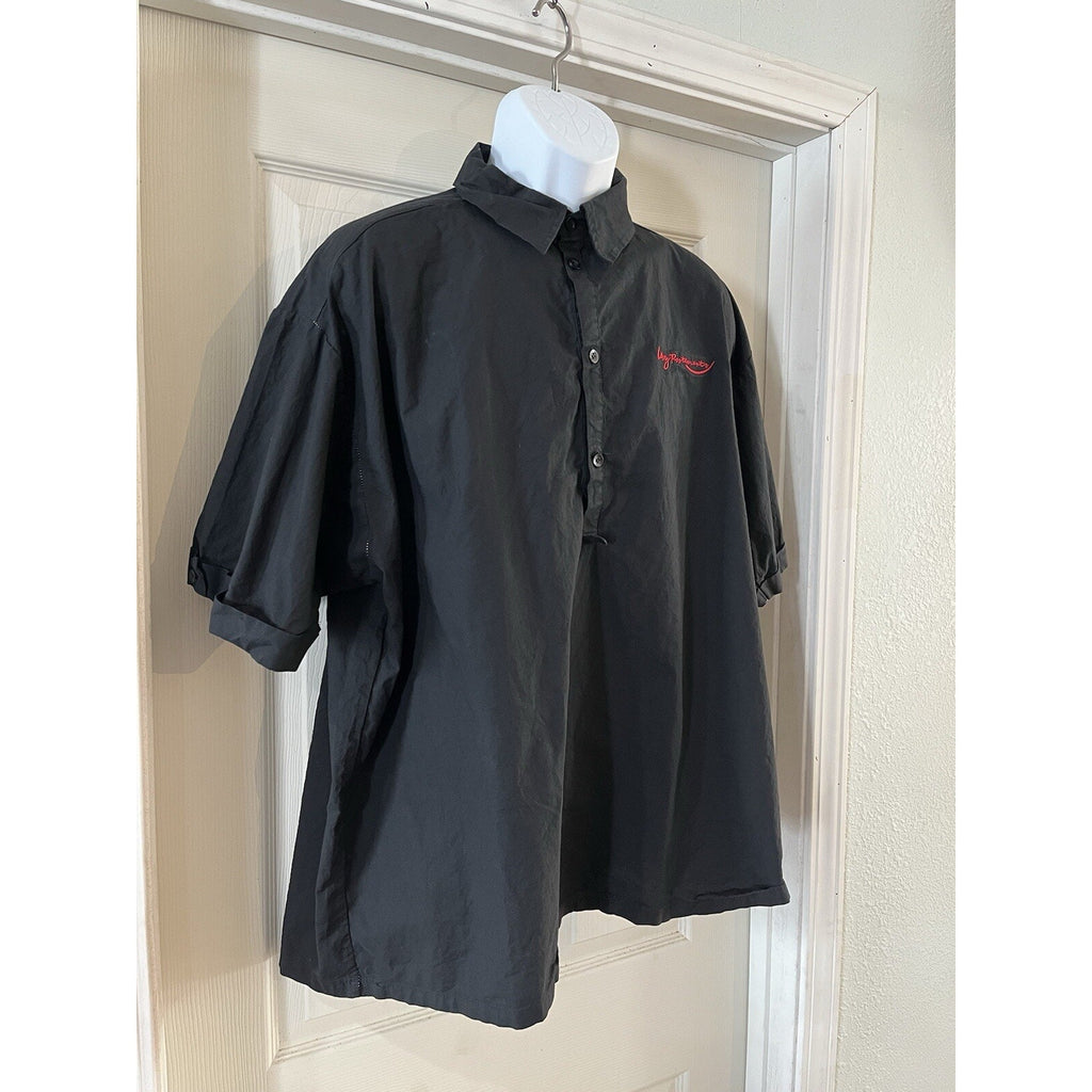 Levy Restaurants Black Work Shirt By Ericson Top Size Large