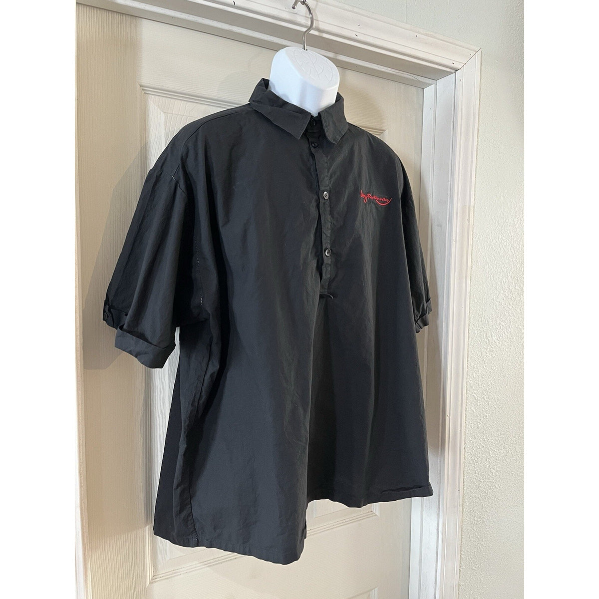 Levy Restaurants Black Work Shirt By Ericson Top Size Large