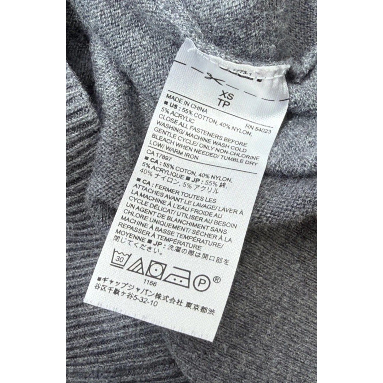 Banana Republic Women's Cardigan Sweater SZ XS Gray with Pockets and Buttons