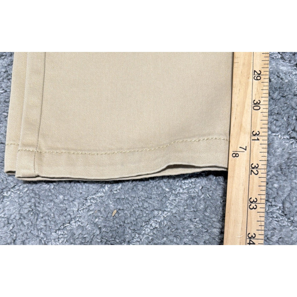 Mutual Weave The Officer Slim Chino Pants, Men's Size 36x32 Khaki NEW