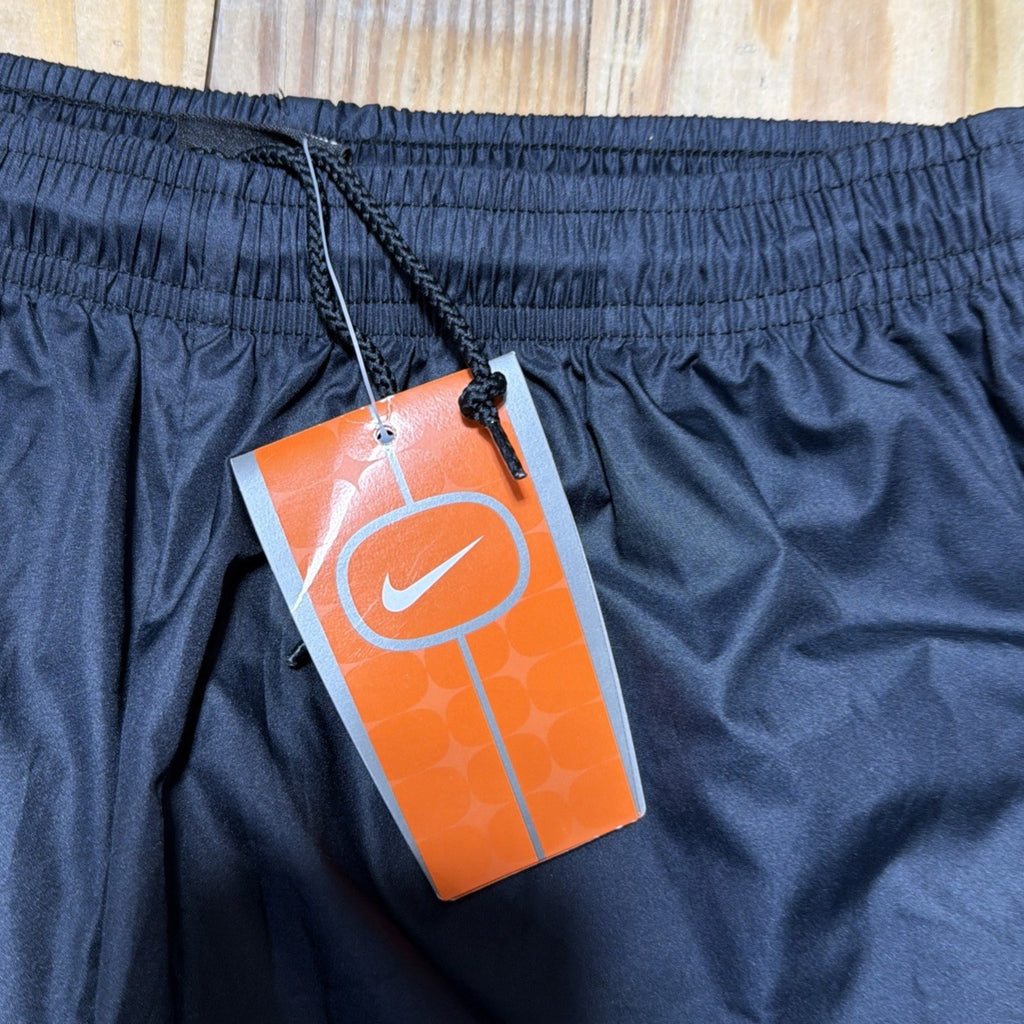 Vintage Nike Athletic Wind Breaker Pants Wide Leg Baggy Men's Size M Black NWT