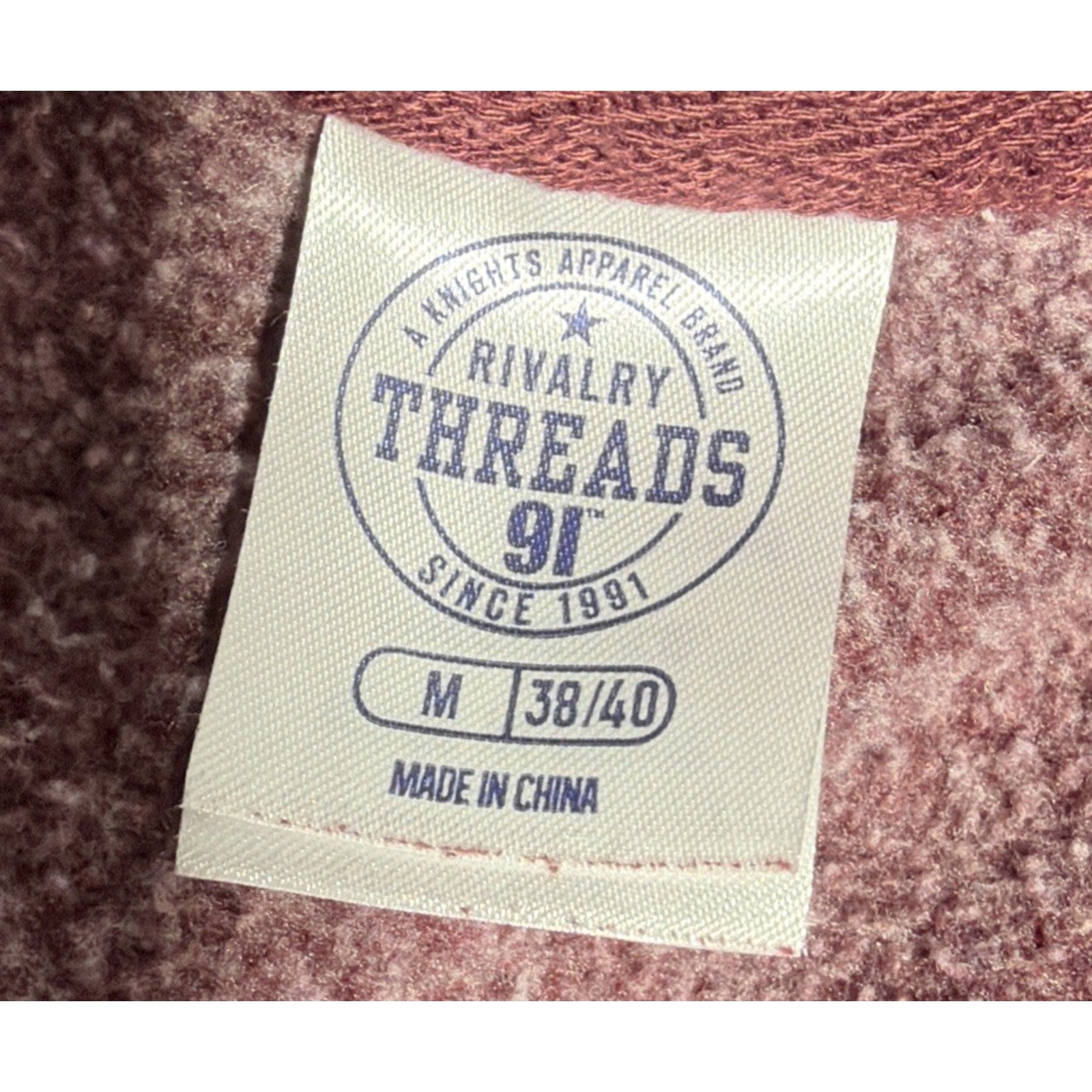 Mississippi State Bulldogs Rivalry Threads Red Fleece Hoodie Men’s Size Medium