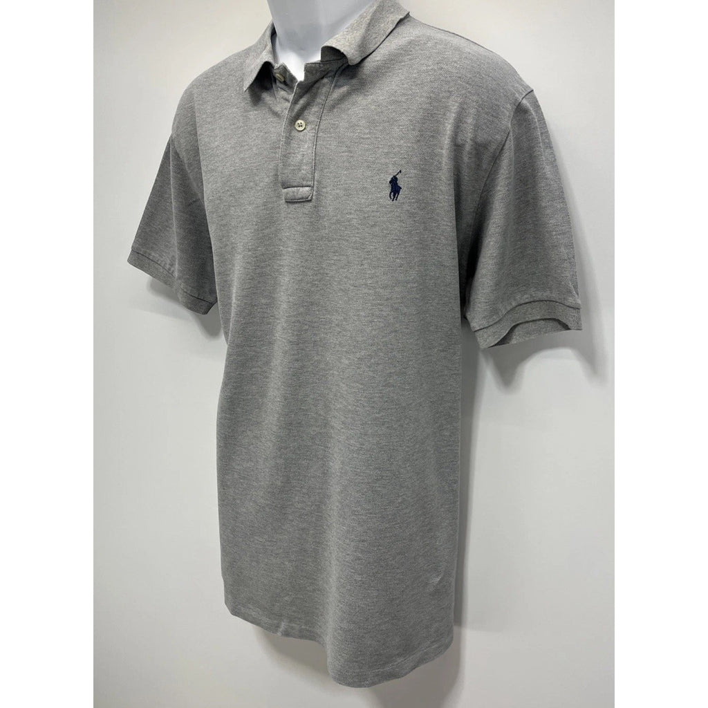 Ralph Lauren Mens Polo Shirt XL Gray Golf Tennis Pony XL