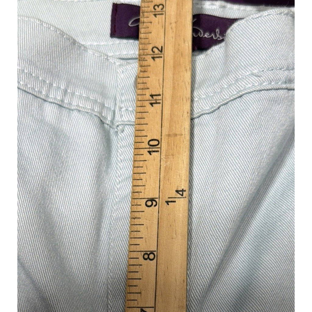 GLORIA VANDERBILT AMANDA 16 AVERAGE High Rise CASCADE BLUE PANTS NWT 36x31