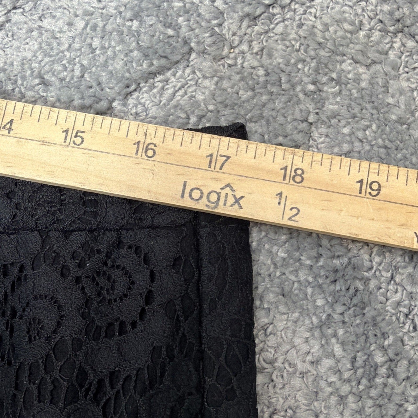 Madewell Mini Skirt Womens 14 Lace Asymmetrical Wool Blend E5096 Dark Romance