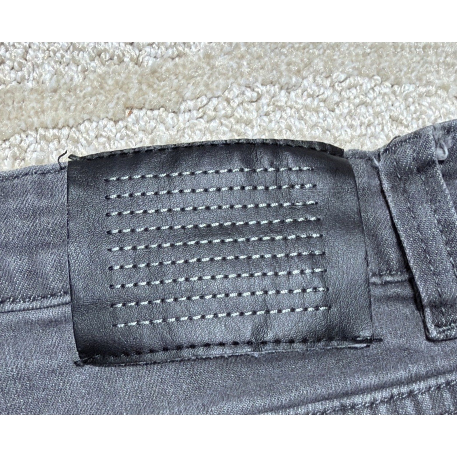 Serenede Men’s Distressed Skinny Stretch Denim Jeans Size 34x32