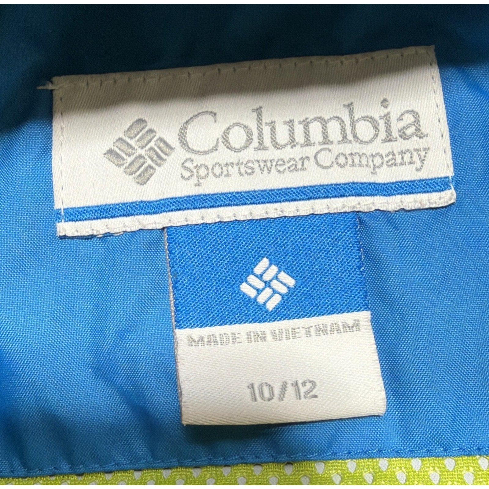 Columbia Cypress Brook II Omni Shield Waterproof Rain Jacket Kids Size 10-12