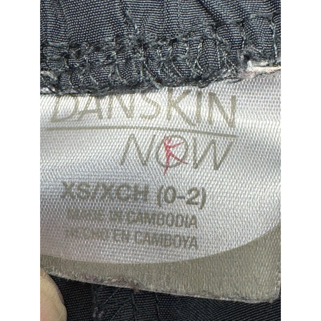WOMEN'S DANSKIN NOW DARK GRAY SHORTS SIZE X-SMALL (0-2)