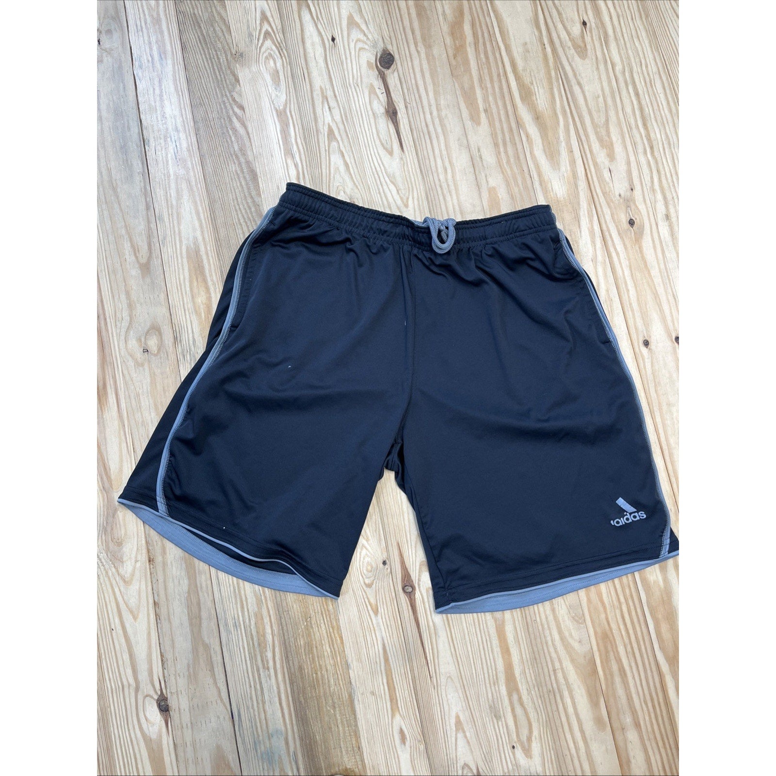 Adidas Men's Climalite Athletic Basketball Shorts - Black Gray - XL 2014