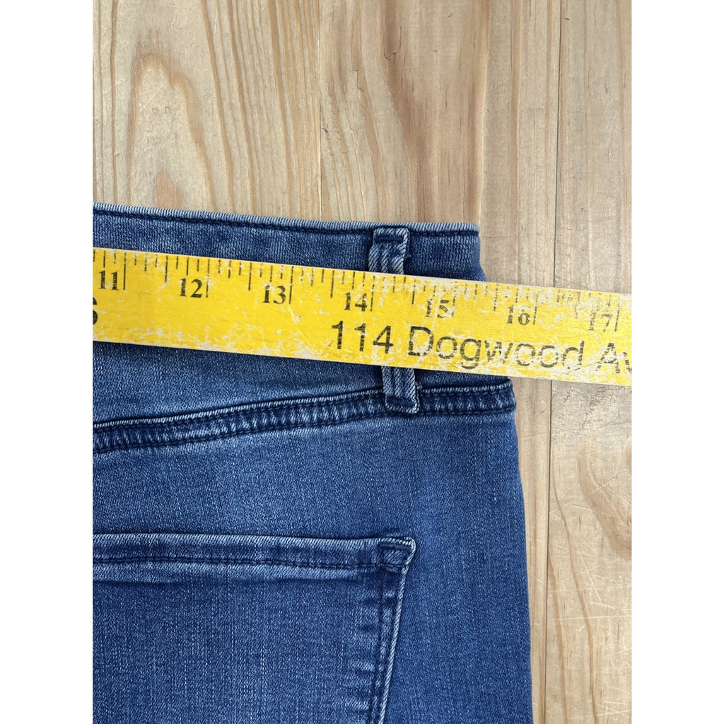 Talbots Flawless Womens 10 High Waist Jegging Jeans Crop Zip Fly