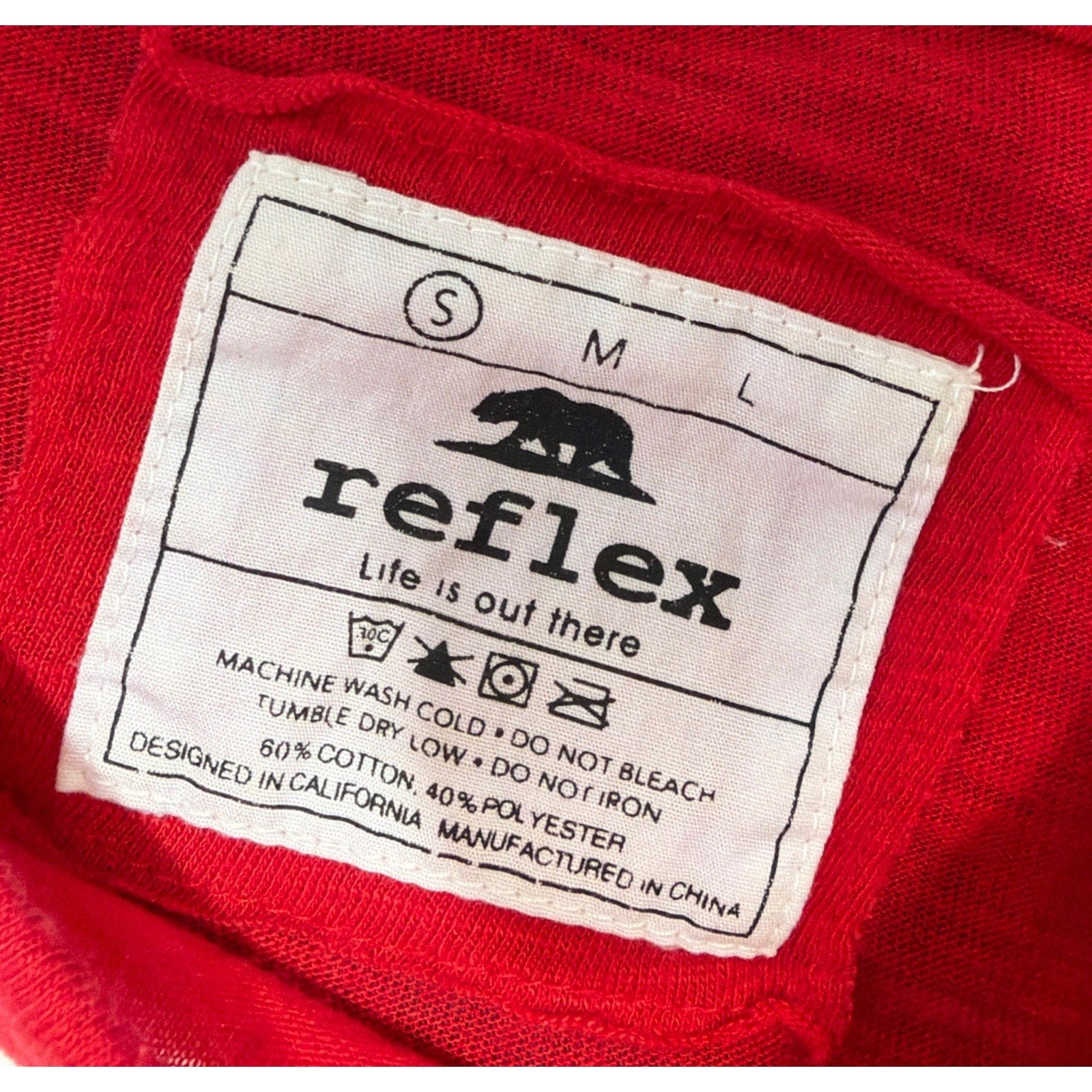 Reflex Life Is out There Women's Small Red Love T Shirt