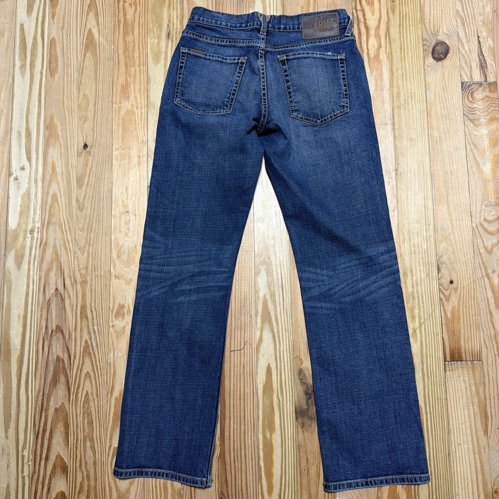 Ariat Mens Jeans 30x32 Blue M5 Straight Leg Madera Stackable Stretch Denim