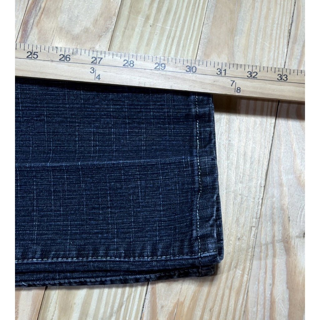Vtg 90s Y2K Paco International Embroidered Spell Out Jeans Skater Straight Sz 15