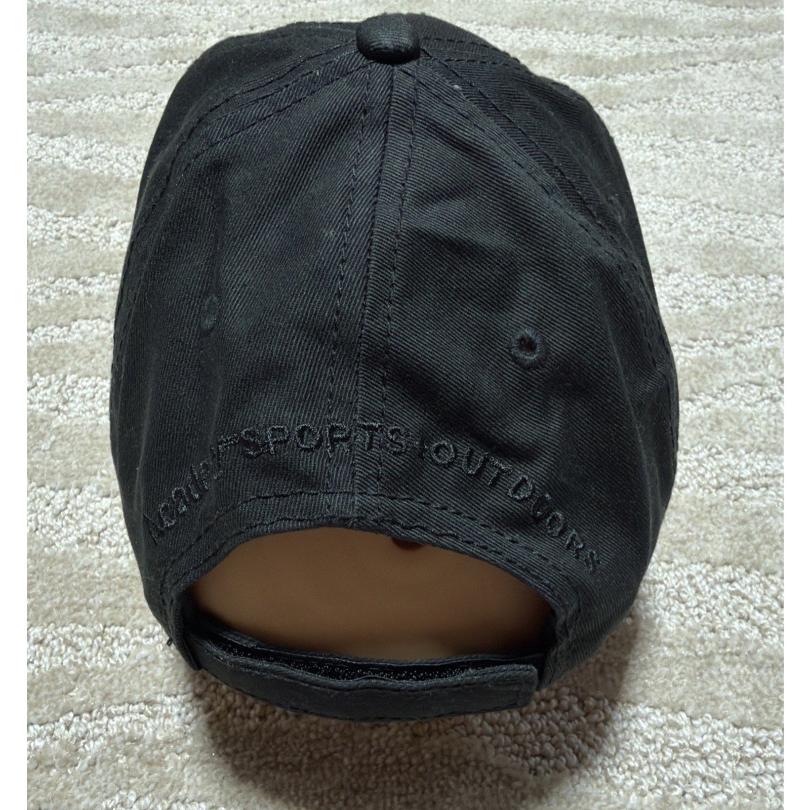 Academy Outdoors American Flag baseball Dad Adjustable Cap One Size Black