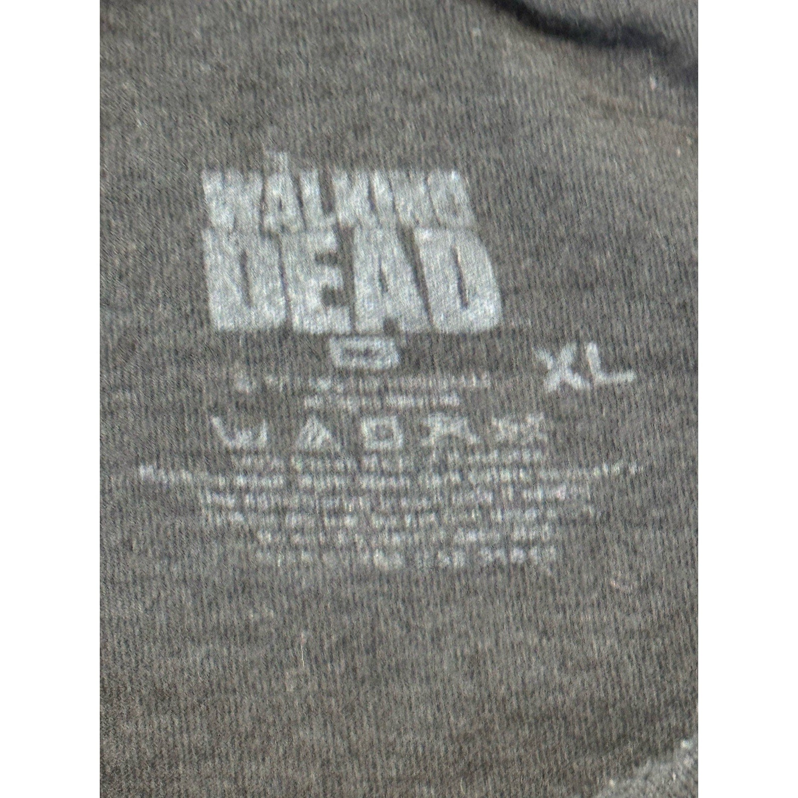 AMC The Walking Dead Zombie Horror TV Show Promo Shirt Men’s Size XL Black