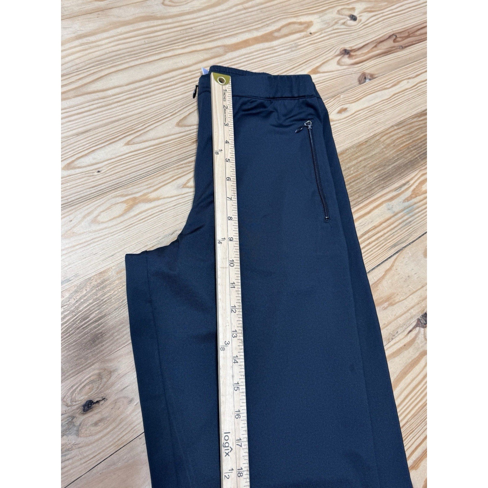 Bolle Sport Black Athletic Pants High Rise Zip Pockets Women’s Size Small