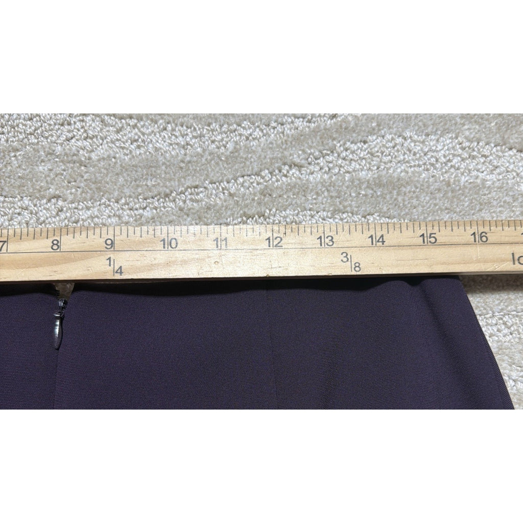 90s Vintage Mini Skirt Purple Pencil Skirt Office Aesthetic Lined Size 12 NWT