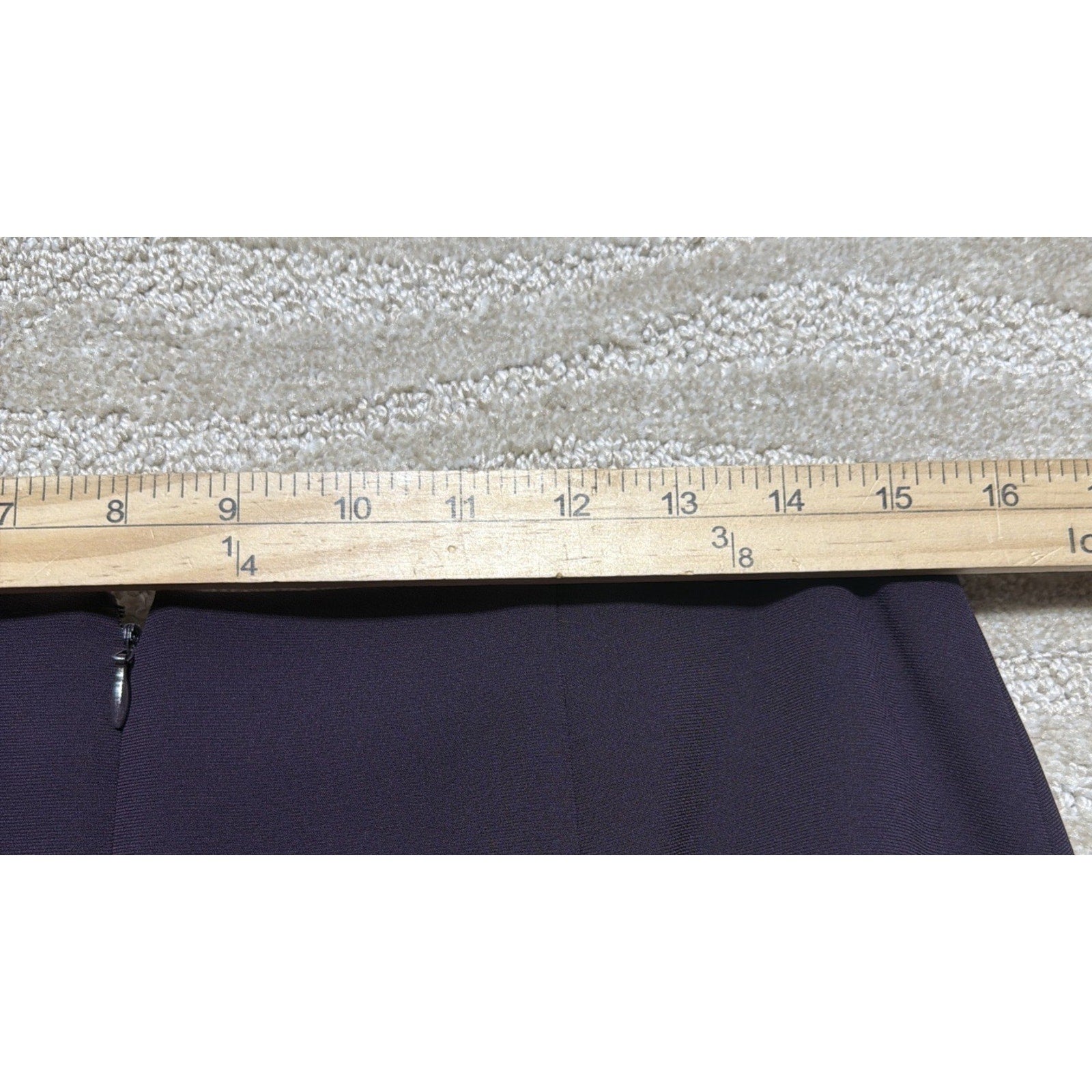 90s Vintage Mini Skirt Purple Pencil Skirt Office Aesthetic Lined Size 12 NWT