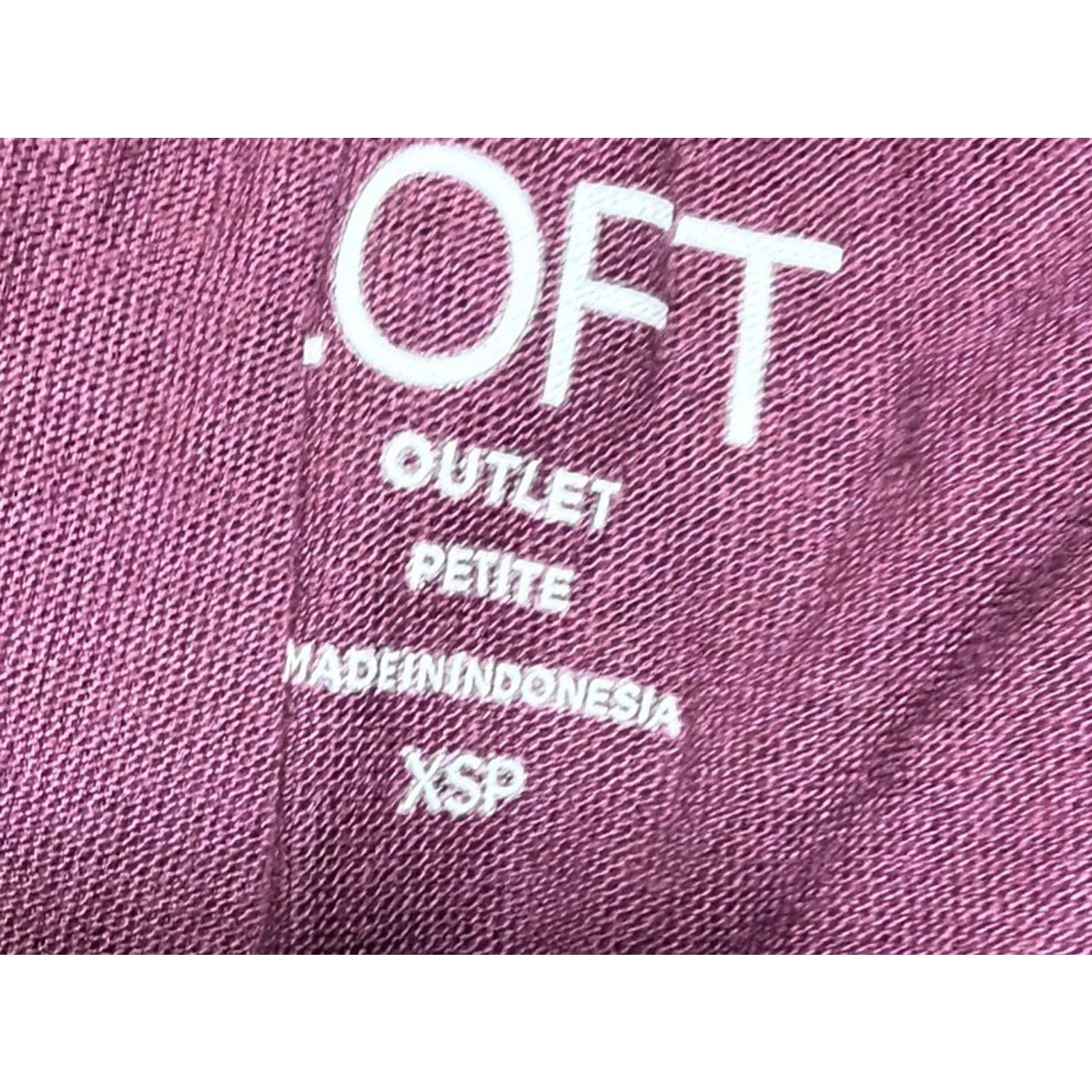 Loft Long Sleeve Blouse With Ruffle Collar Purple Petite XS