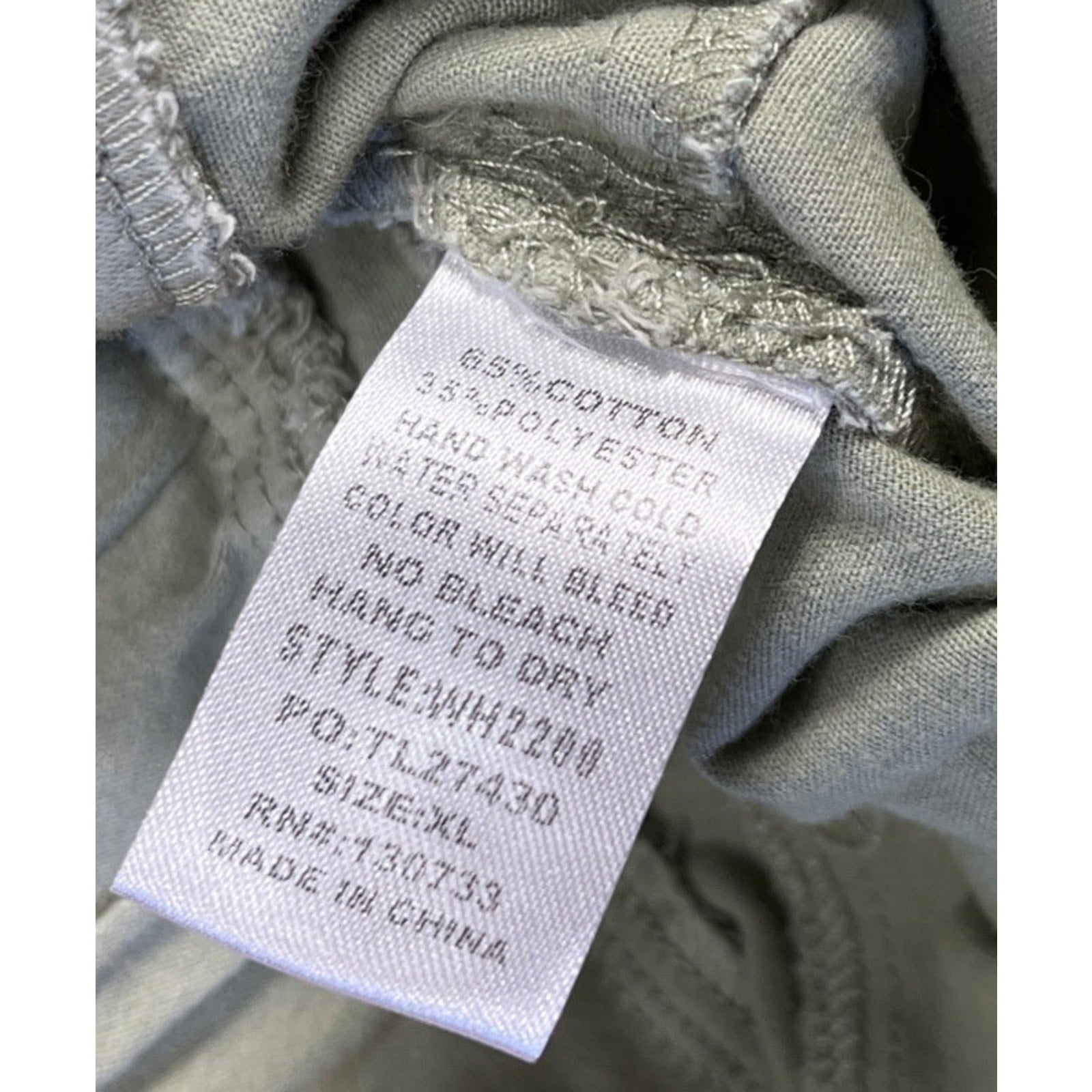 Umgee USA Elastic Waist Pants Skinny Leg Khaki Size XL