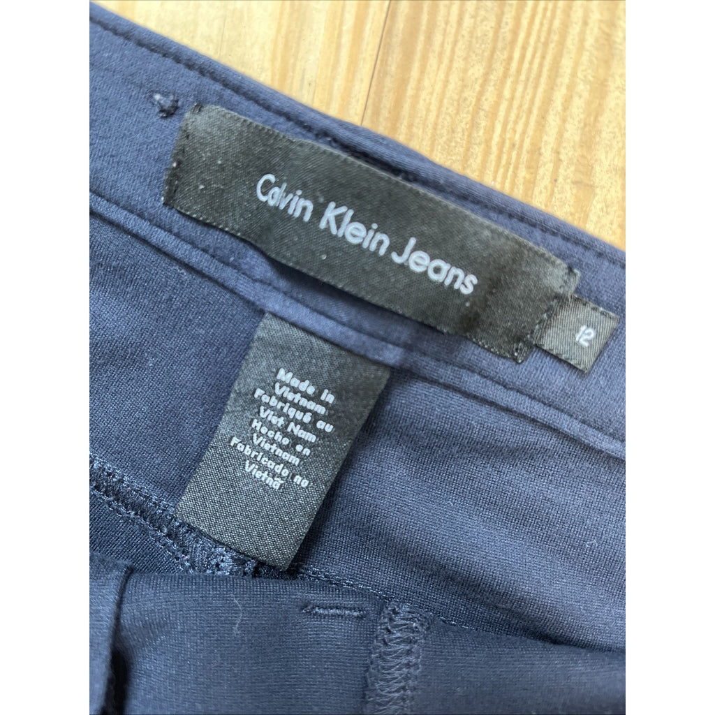 Women’s 12 Pant's Calvin Klein Super Soft Navy Blue Pockets