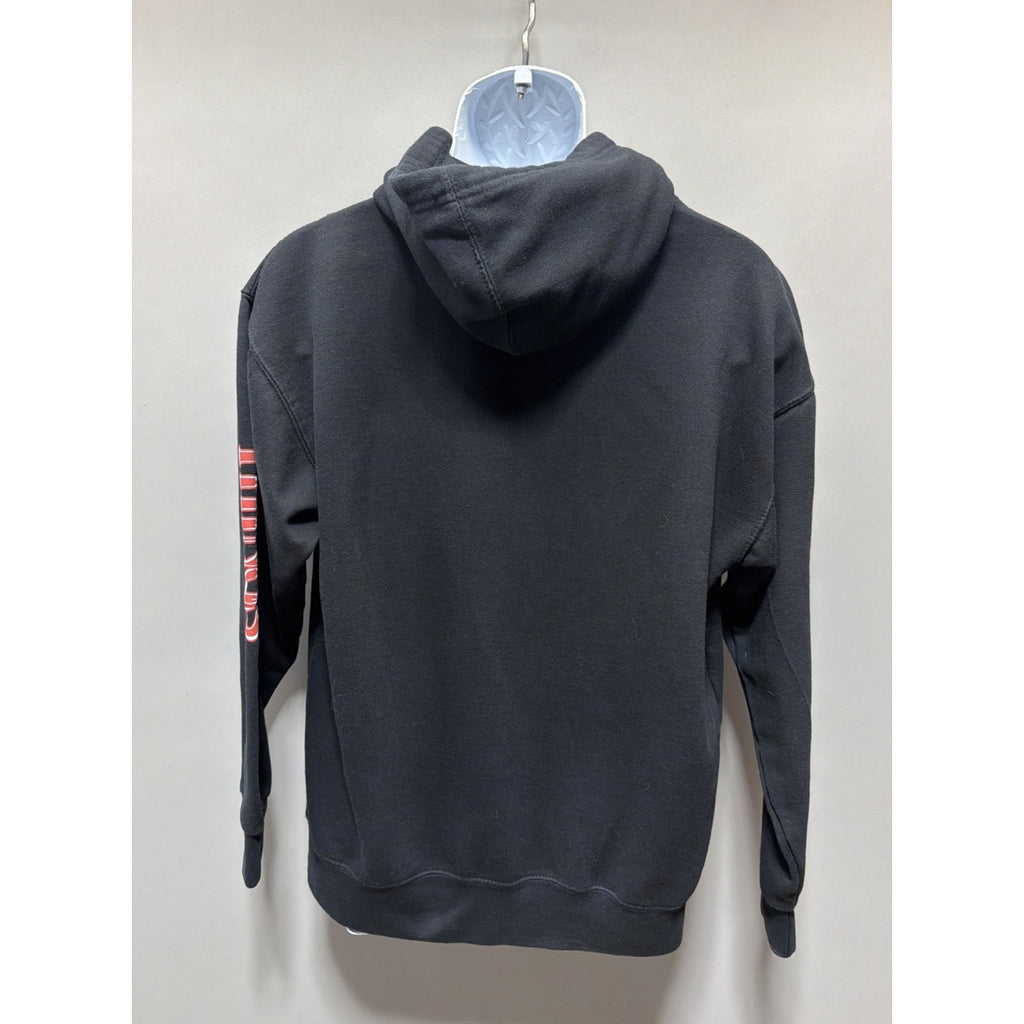 Stranger Things By Jon Lauren Hellfire Club Hooded Sweatshirt L Black Fleece