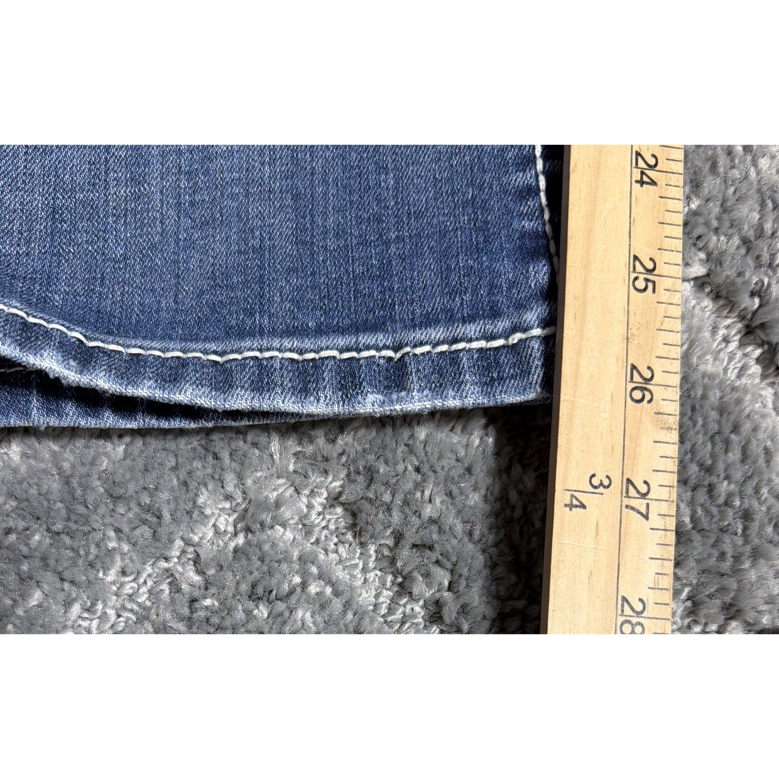 BKE Harper Cropped Jeans Womens Size 27 Casual Western Straight Leg Blue Denim