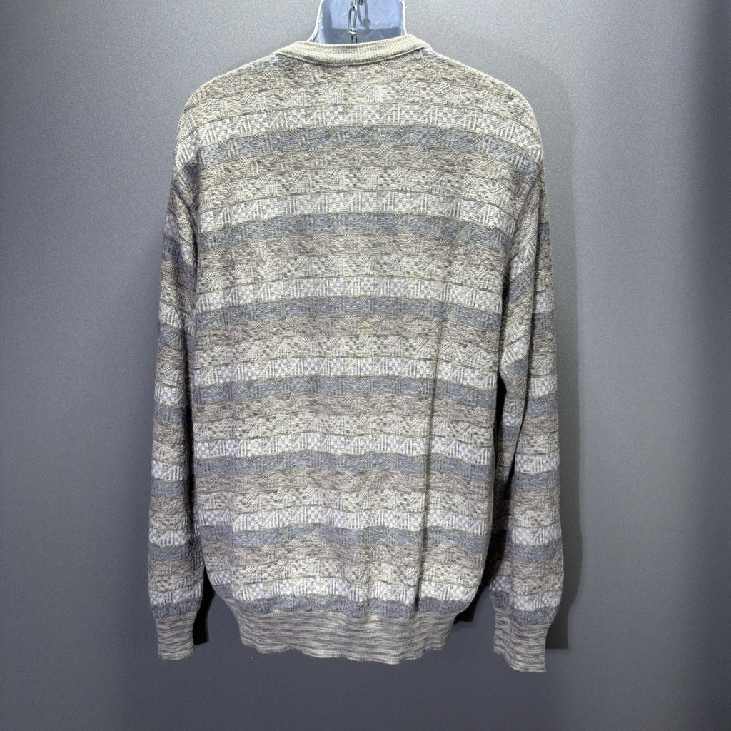 Pronto Uomo Firenze Made In Italy Men’s Long Sleeve Wool Pullover Sweater Size L
