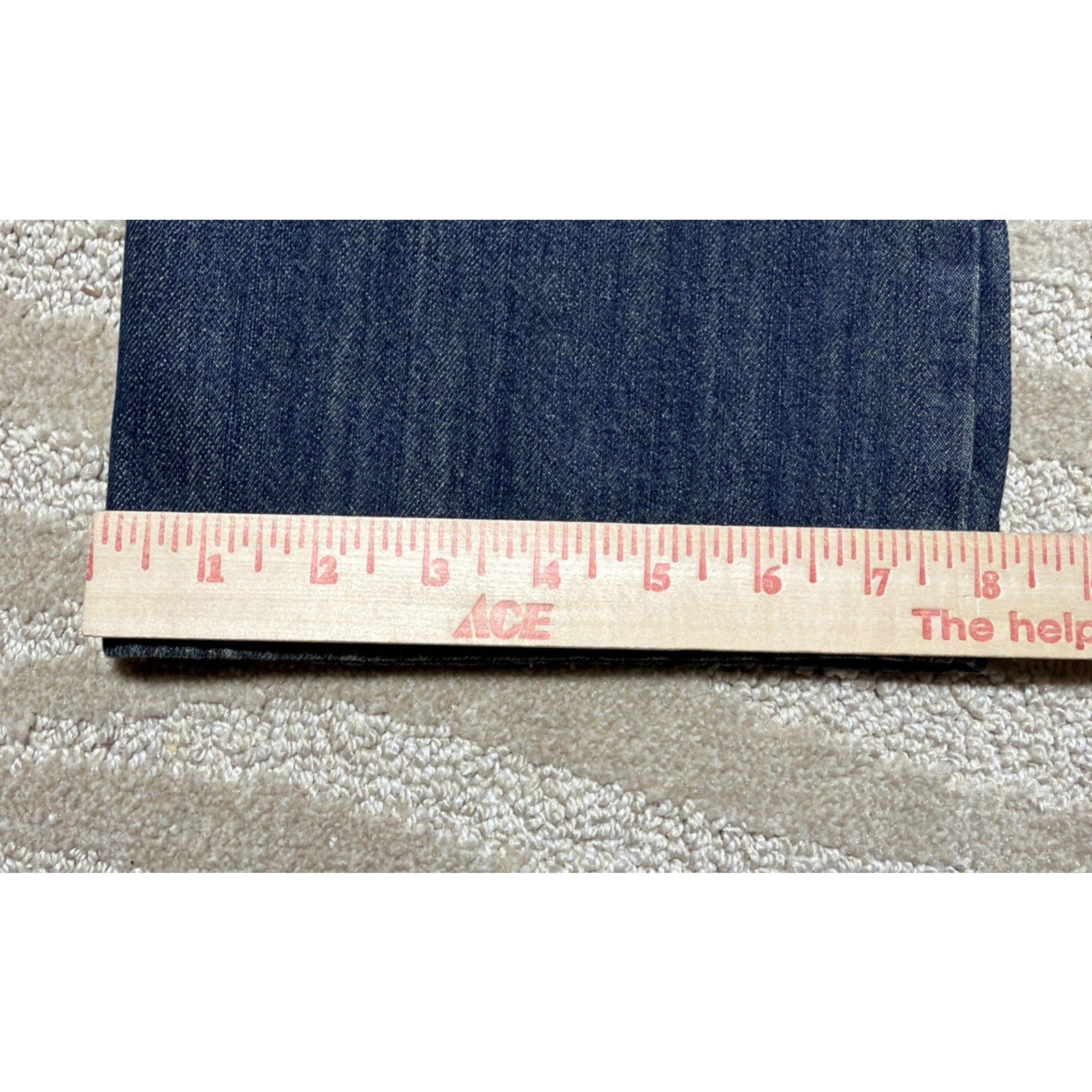 Childrens Place Boys Jeans Size 18 Kids Blue Semi Evase Bootcut Denim 32x30
