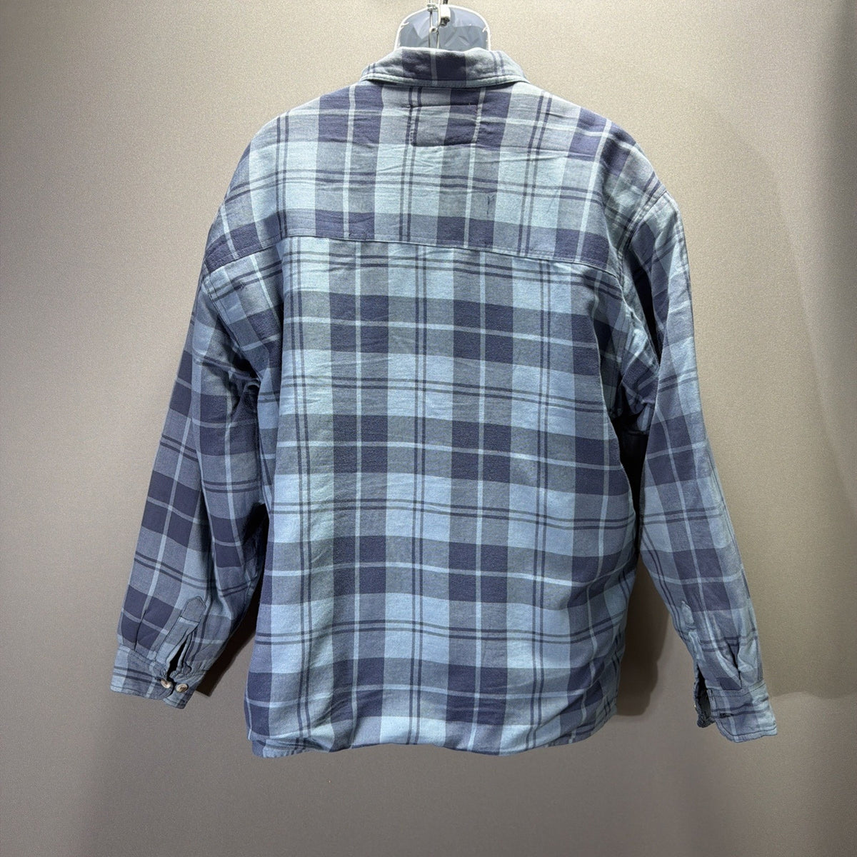 Mens Rugged Point Authentic Plaid Fleece Sherpa Full Zip Shacket 2XL NWT