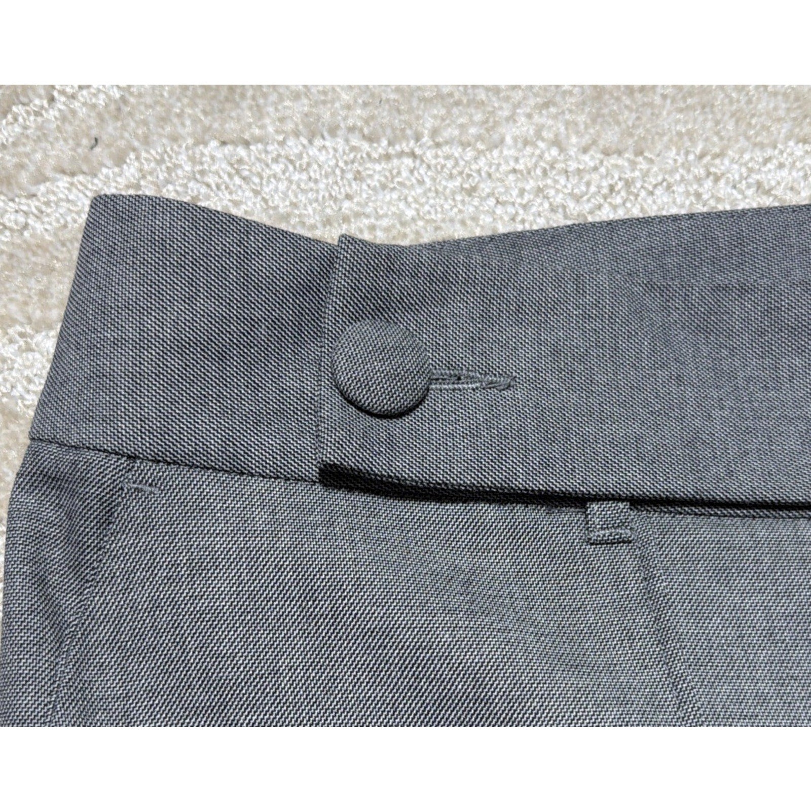NWT Ryegrass Women Dress Pants Size 14 Gray Wide Leg High Rise
