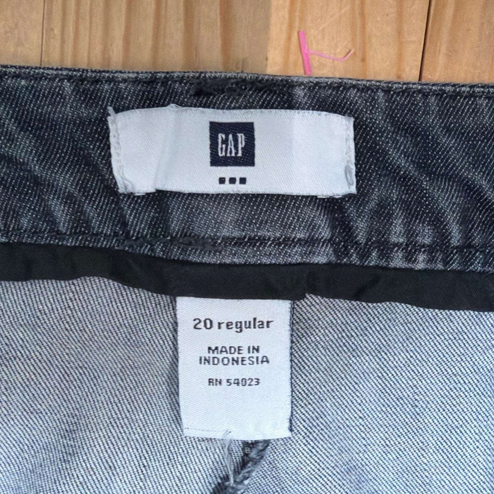 Gap Pants Womens Size 20 Blue Wide Leg Trouser Stretch Business Casual 40x29.5