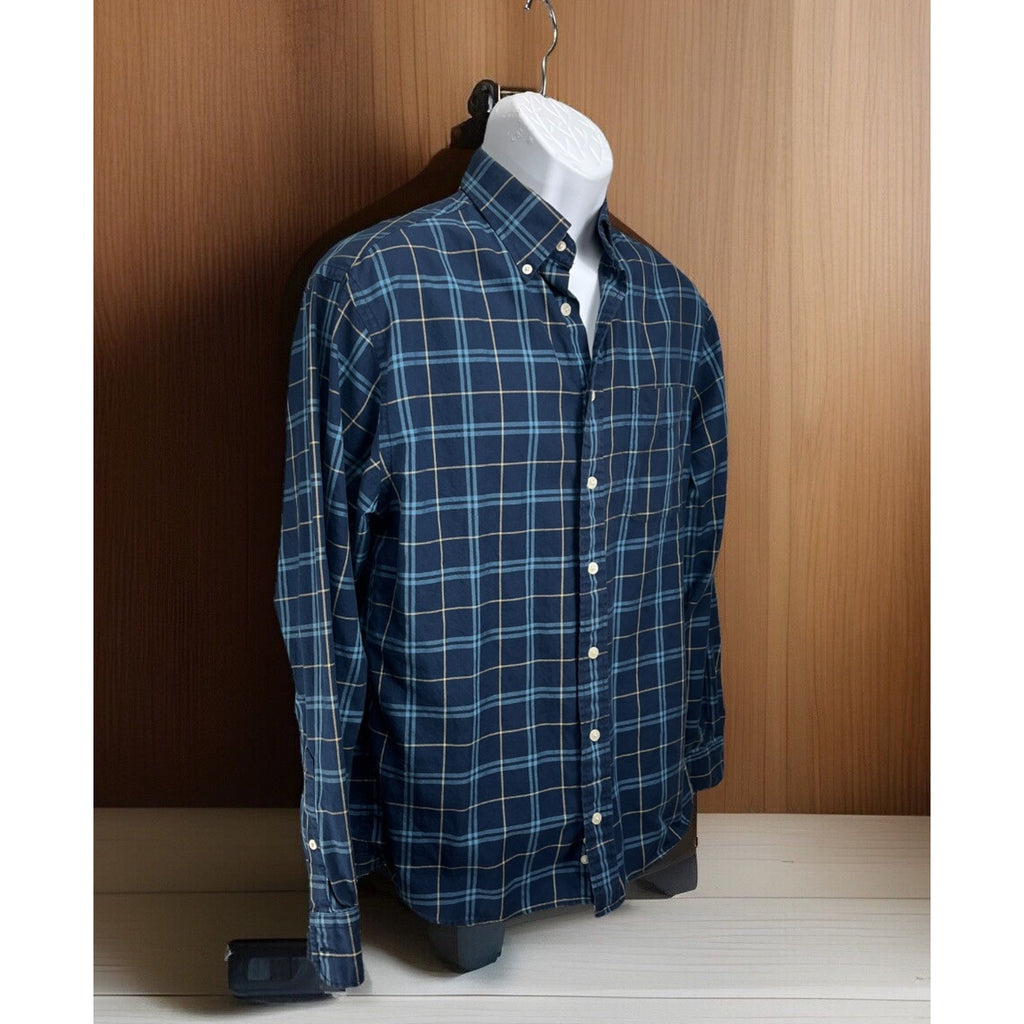 Duck head Classic Mens short sleeve button down size Medium multicolor