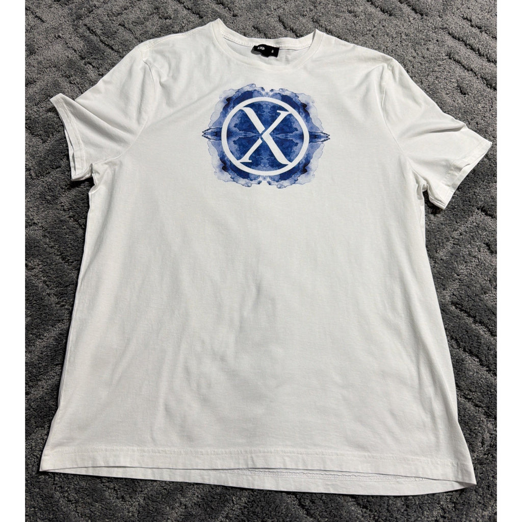 Express Men’s White Short Sleeve Graphic Tee Shirt Ex Marks The Spot - XXL