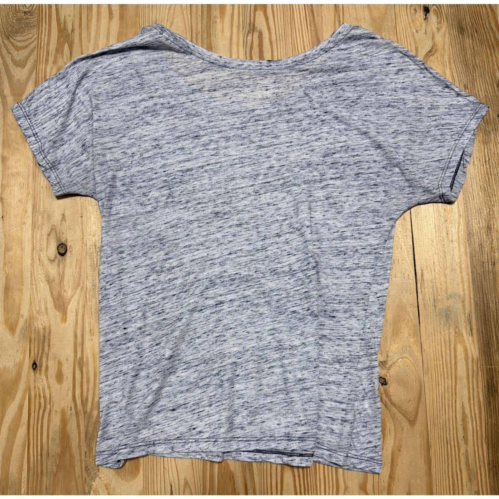Ole Miss Blue 84 Heather Blue Short Sleeve Tee Large Hotty Toddy Gosh Almighty