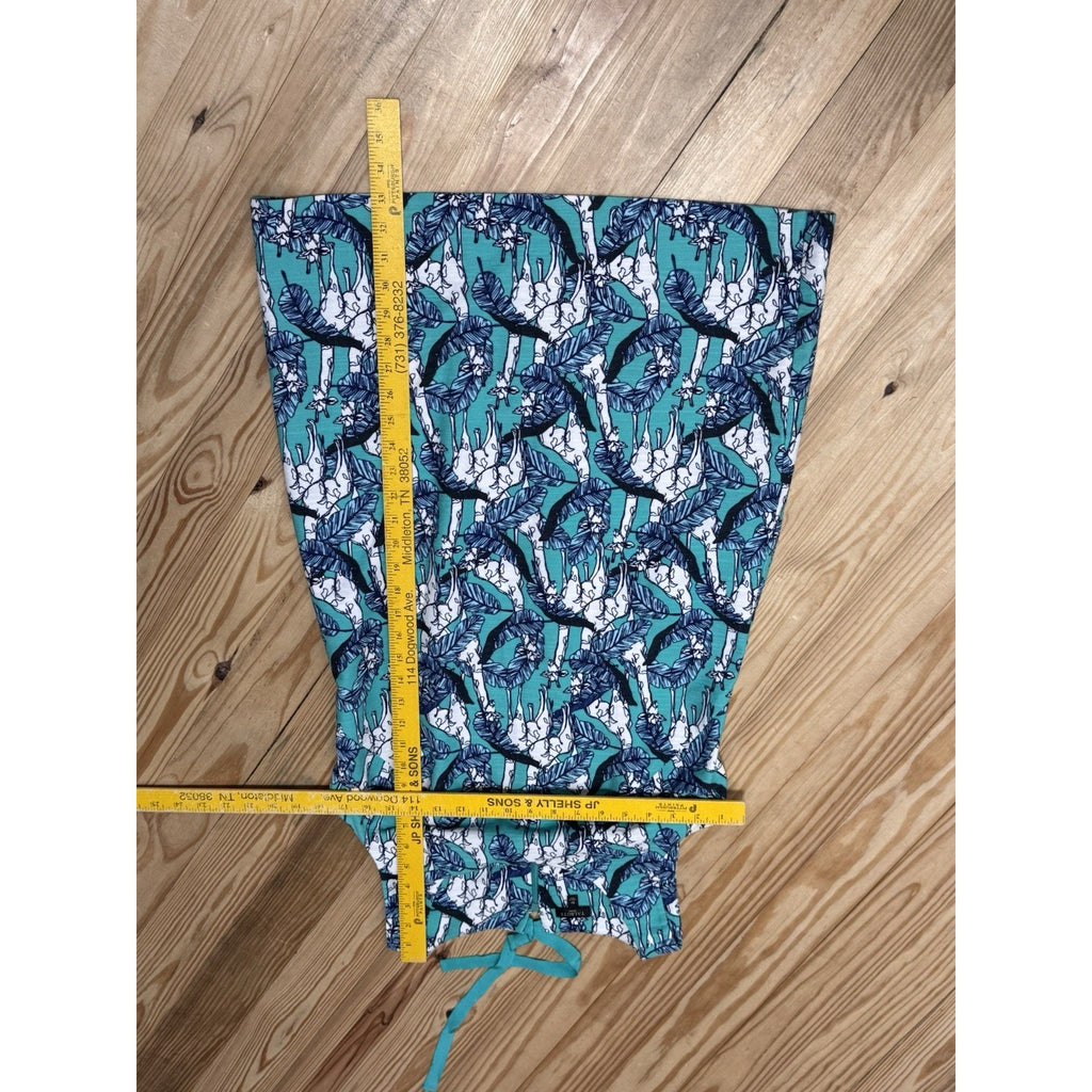 Talbots Giraffe Print Sleeveless Sheath Cotton Spandex Green Black Women’s 6P