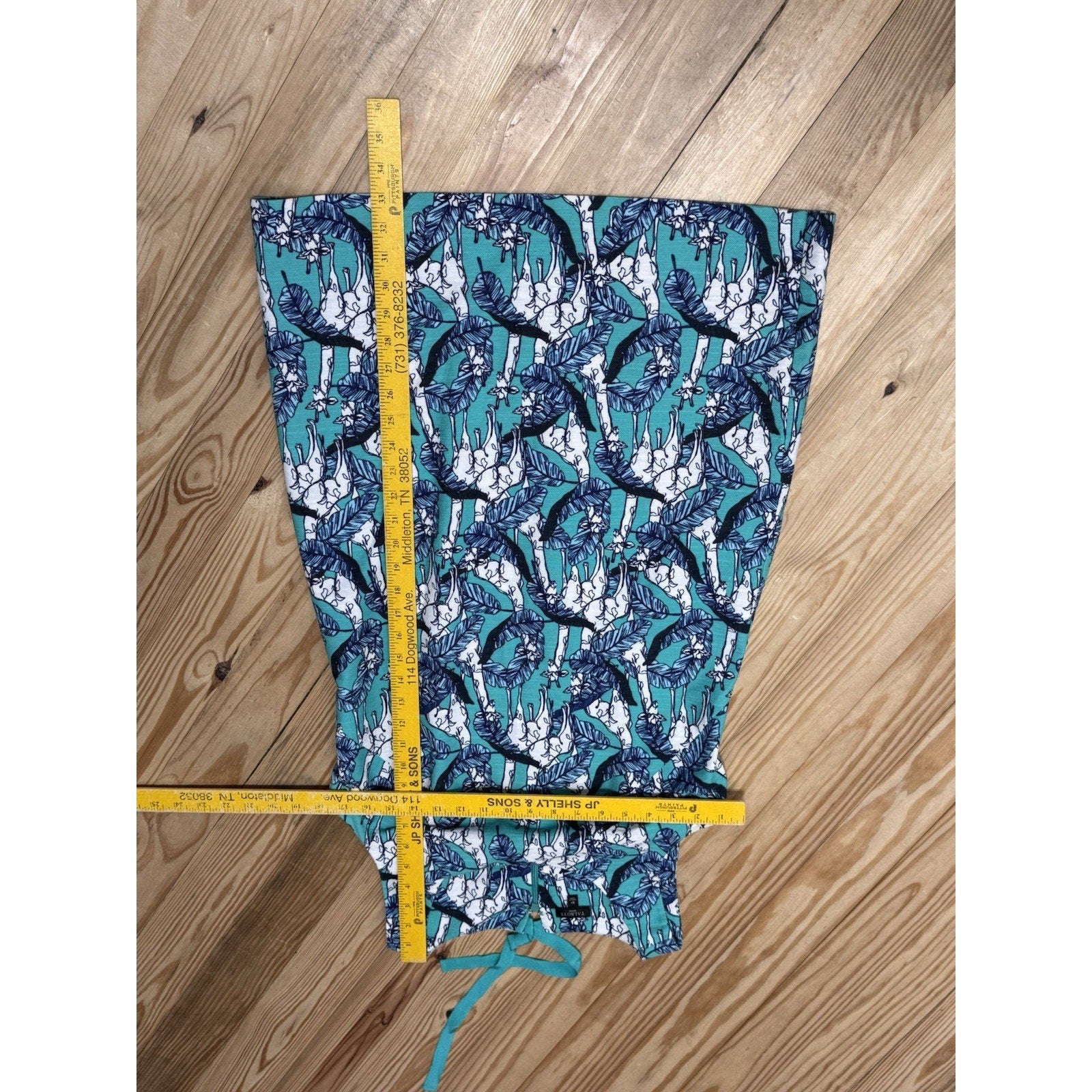 Talbots Giraffe Print Sleeveless Sheath Cotton Spandex Green Black Women’s 6P