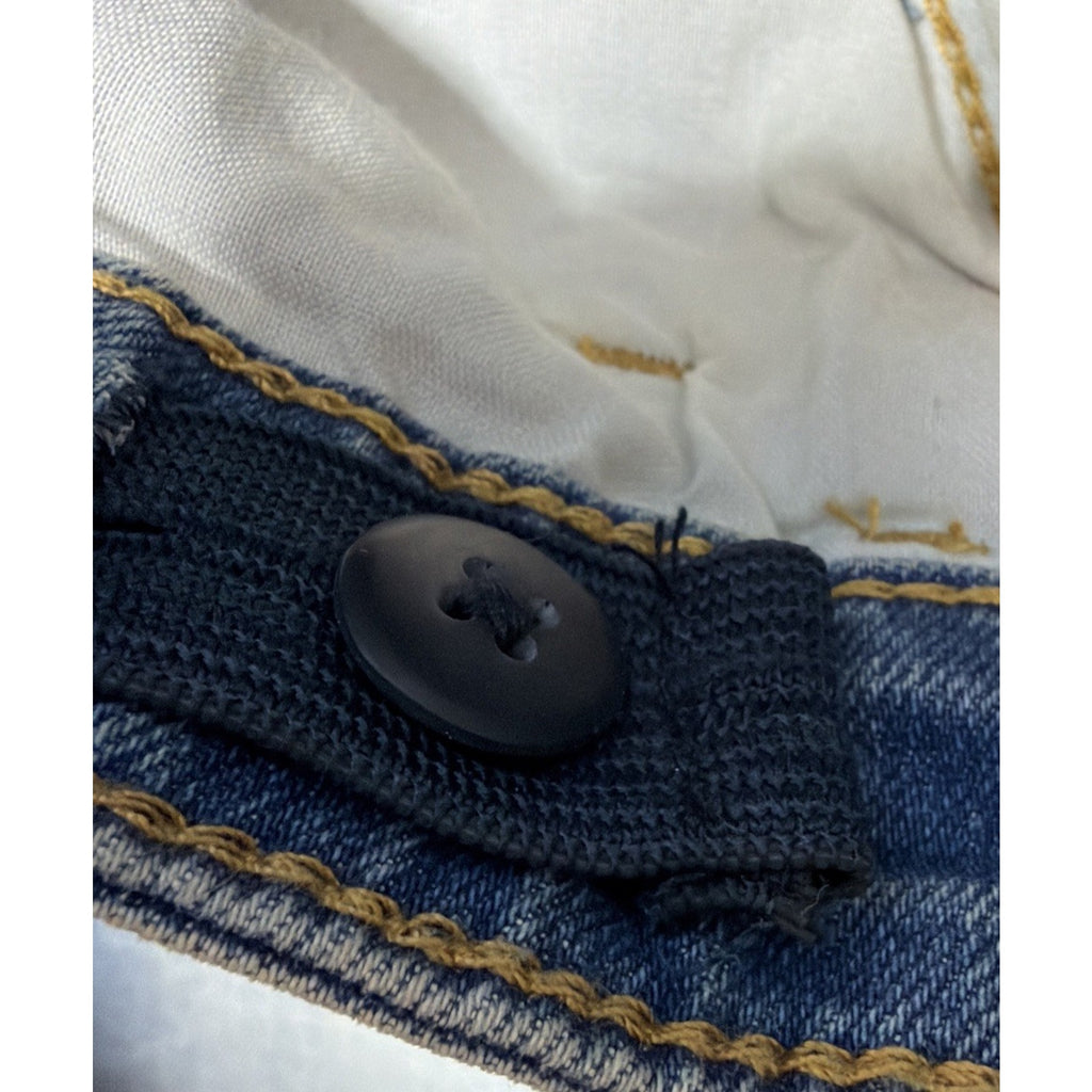 Cat & Jack Kids 12 Adjustable Waist blue denim Straight fit jeans NWT