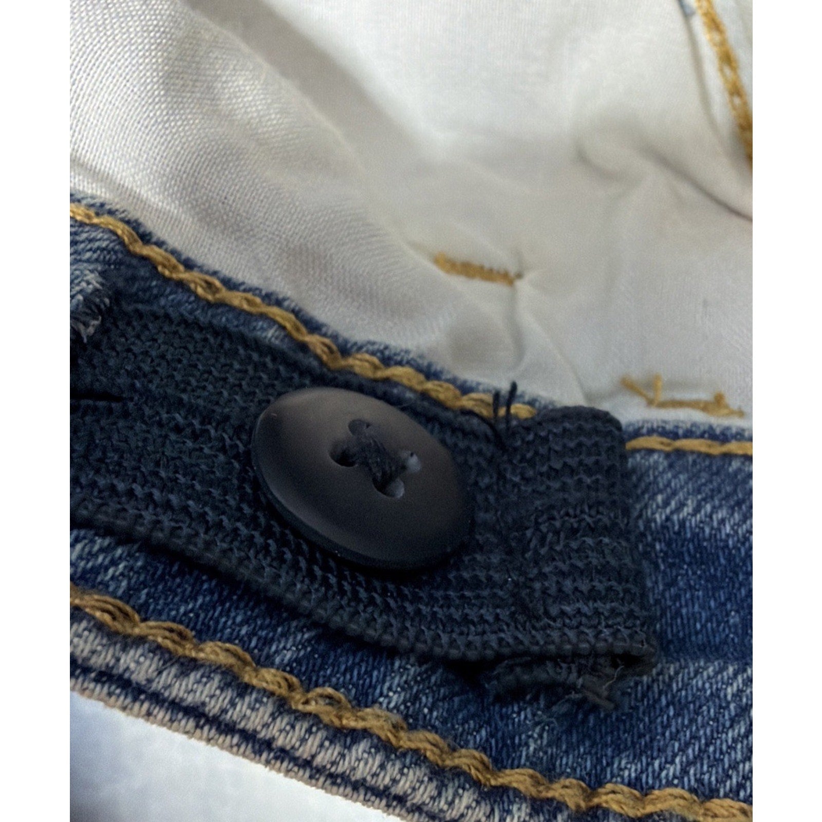 Cat & Jack Kids 12 Adjustable Waist blue denim Straight fit jeans NWT