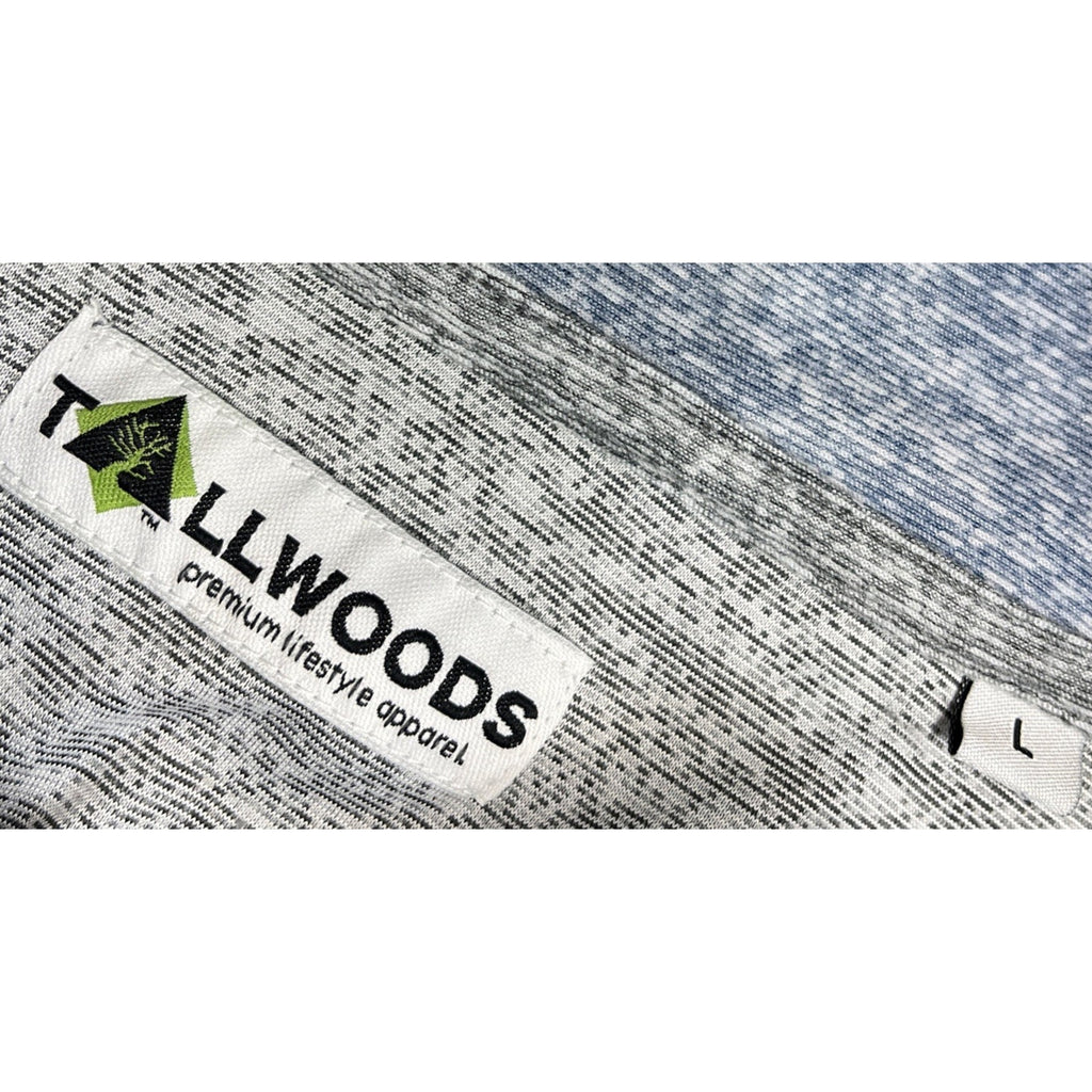 Tallwoods Shirt Mens L 1/4 Zip Long Sleeve Premium Lifestyle Lightweight