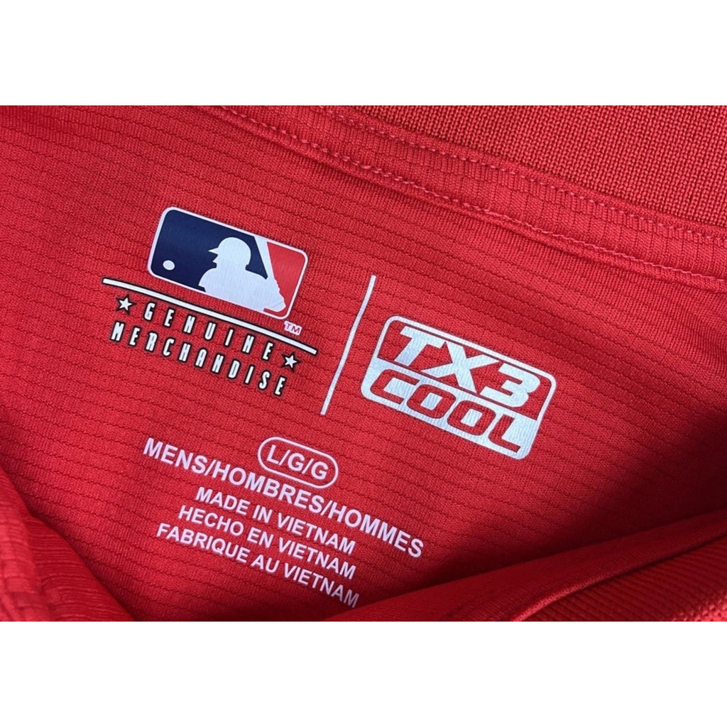 St. Louis Cardinals Mens Polo Shirt TX3 Cool MLB Red Large